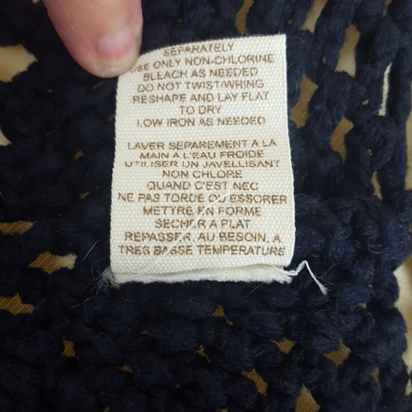 Free People Navy Crocheted Sweater Vest - Picture 8 of 8